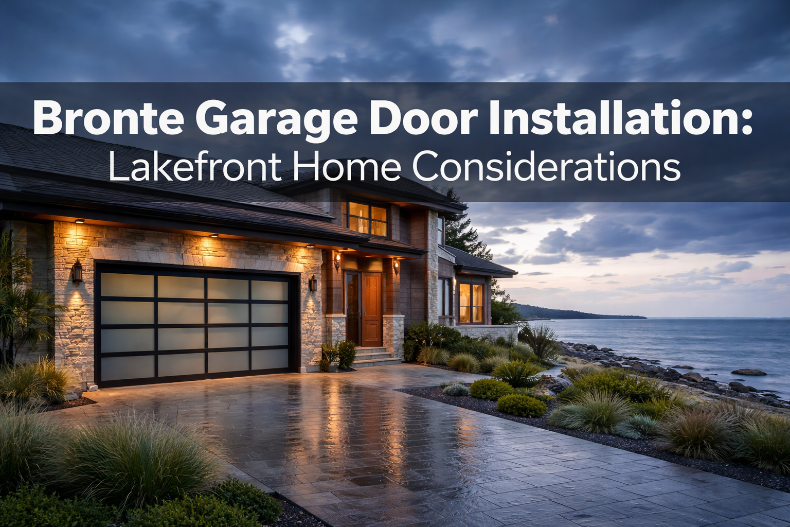 Bronte Garage Door Installation: Lakefront Home Considerations