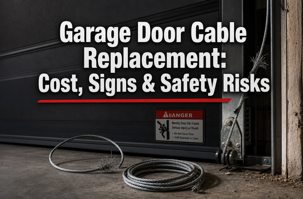 Garage Door Cable Replacement: Cost, Signs, and Safety Risks