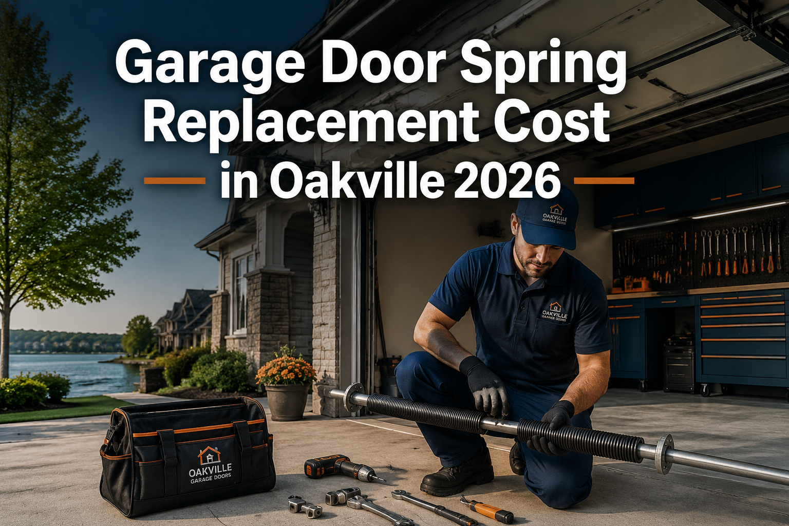How Much Does Garage Door Spring Replacement Cost in Oakville in 2026