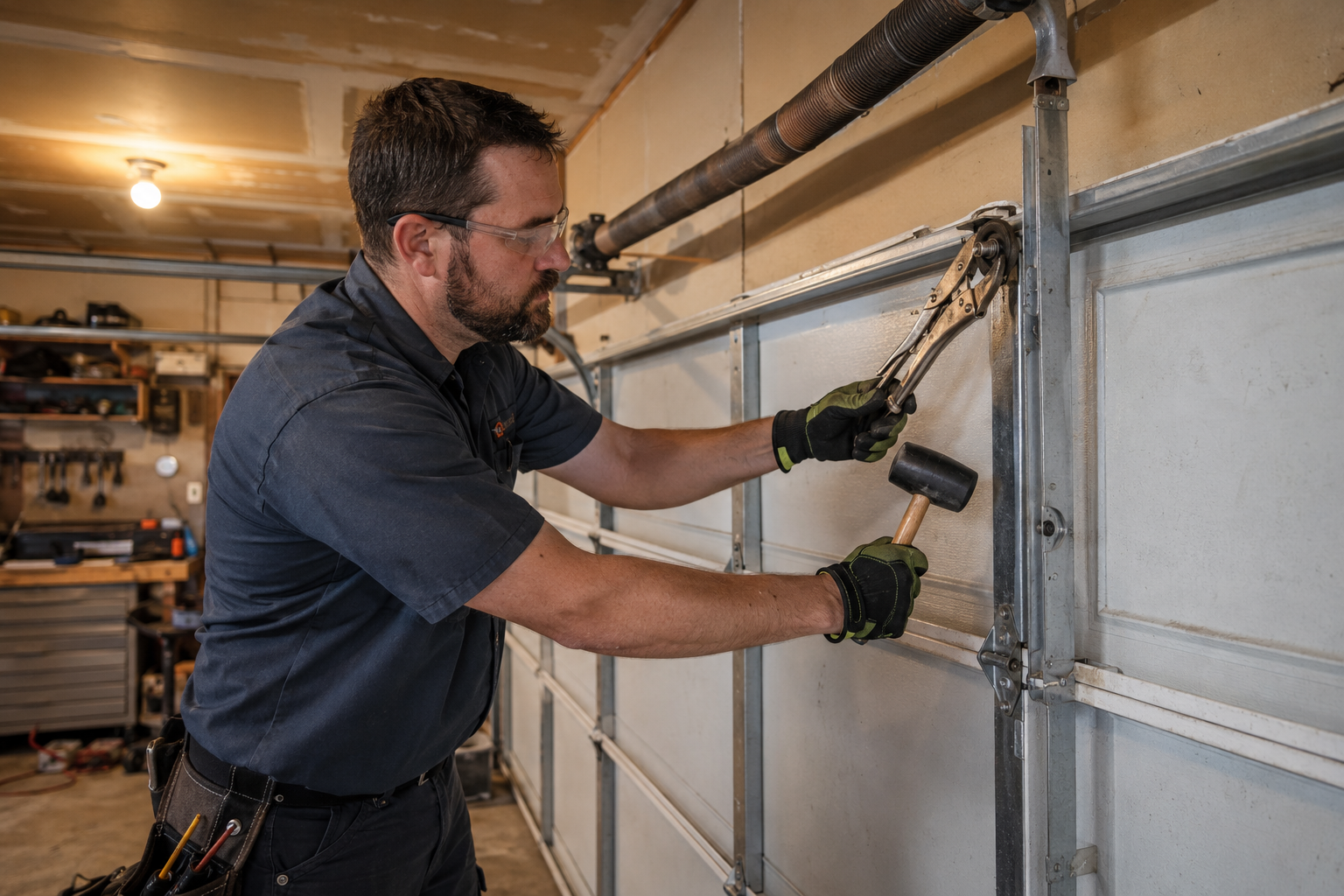 Can a Misaligned Track Damage My Garage Door Opener