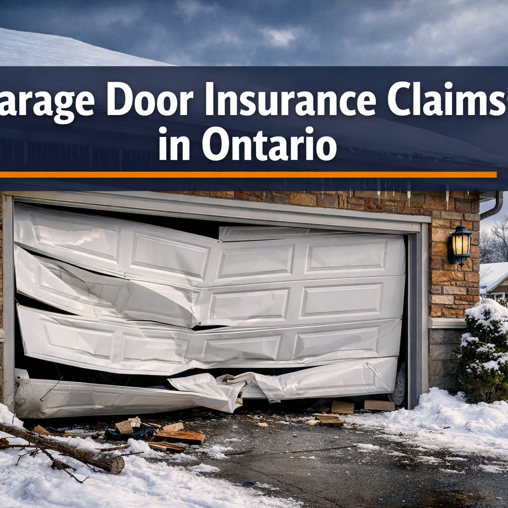 Garage Door Insurance Claims in Ontario: When Your Policy Covers Repair