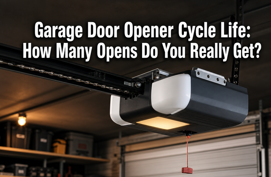 Garage Door Opener Cycle Life: How Many Open and Close Counts You Get