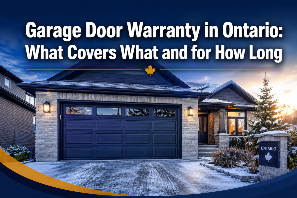 Garage Door Warranty in Ontario: What Covers What and for How Long