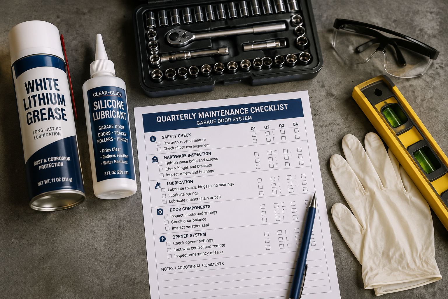 How Often Should You Lubricate Garage Door Parts