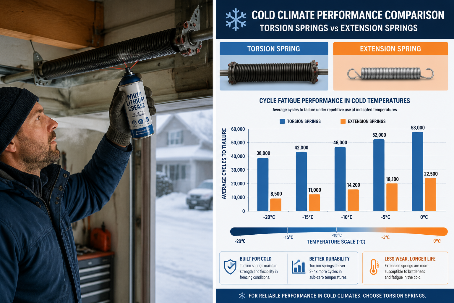 How Often Should You Lubricate Garage Door Springs in Winter