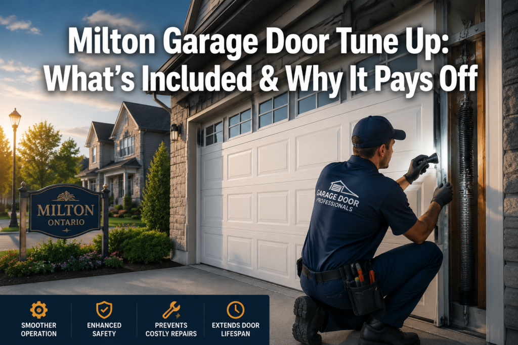 Milton Garage Door Tune Up: What Service Includes and Why It Pays Off