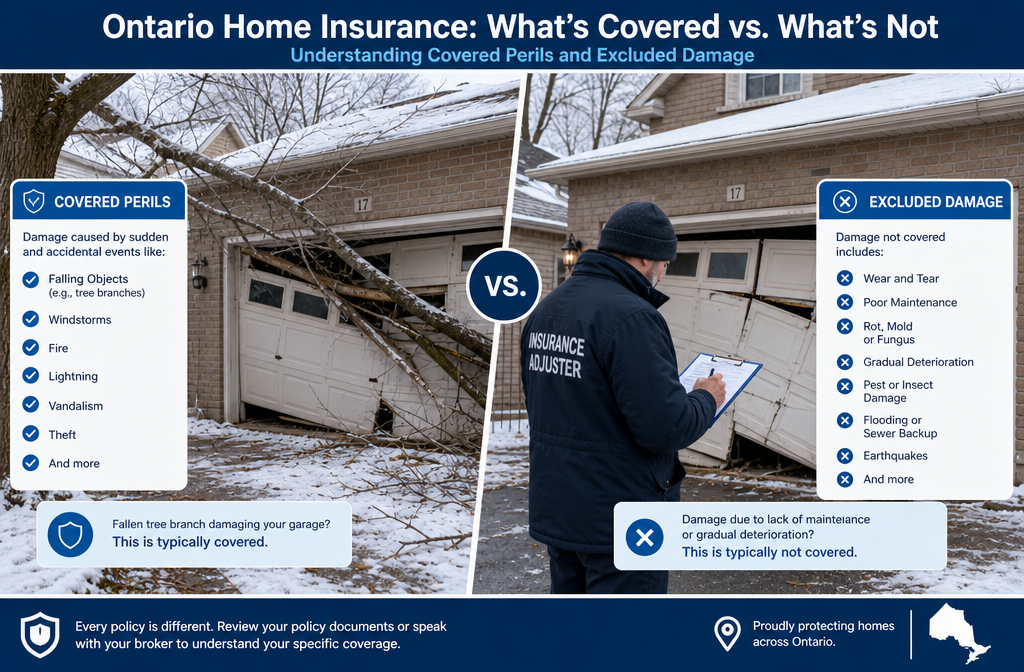 What Types of Garage Door Damage Are Typically Covered by Home Insurance in Ontario