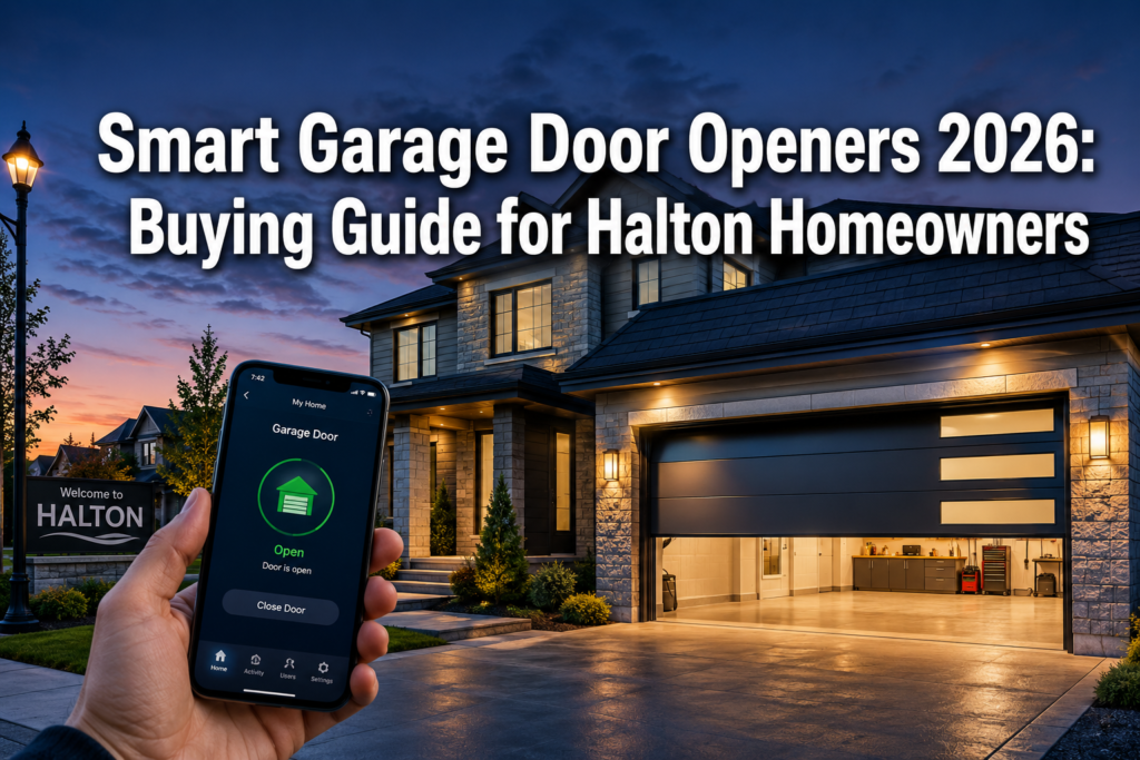 Smart Garage Door Openers in 2026: Buying Guide for Halton Homeowners