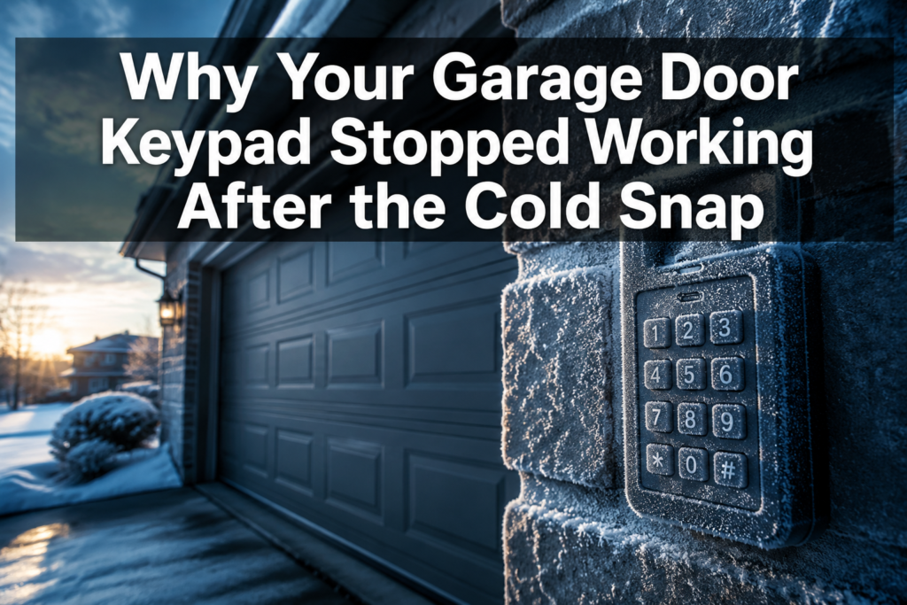 Why Your Garage Door Keypad Stopped Working After the Cold Snap